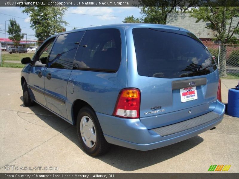 Light Sapphire Blue Metallic / Medium Graphite 2003 Ford Windstar LE