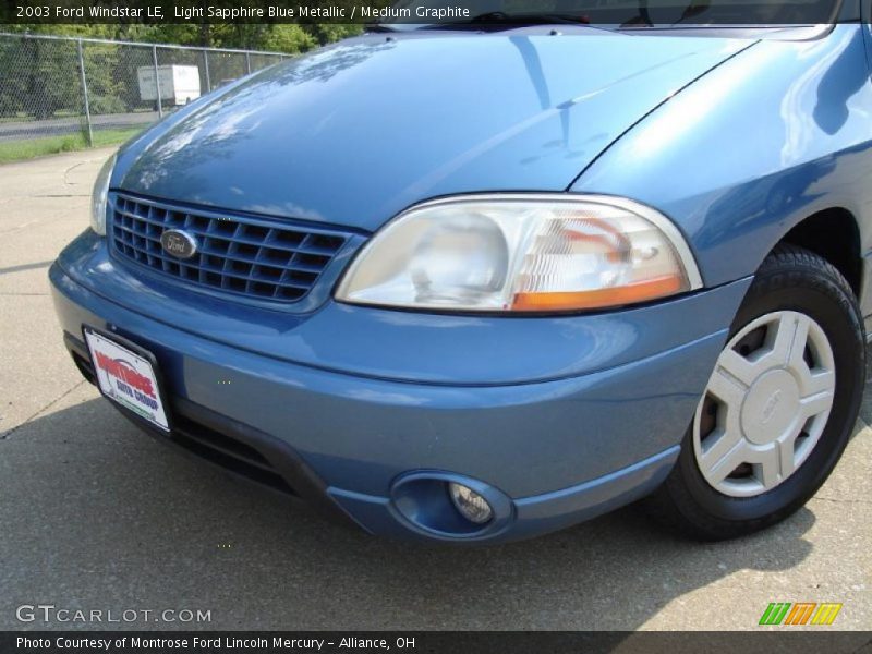 Light Sapphire Blue Metallic / Medium Graphite 2003 Ford Windstar LE