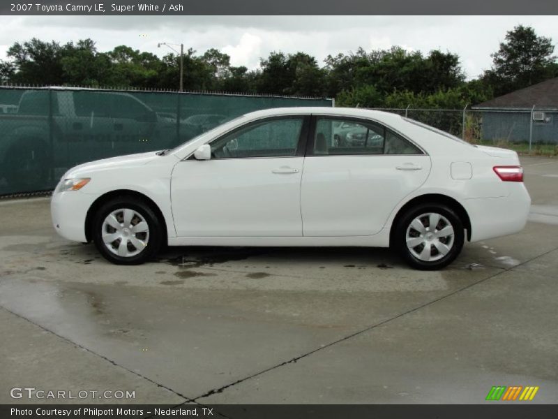 Super White / Ash 2007 Toyota Camry LE