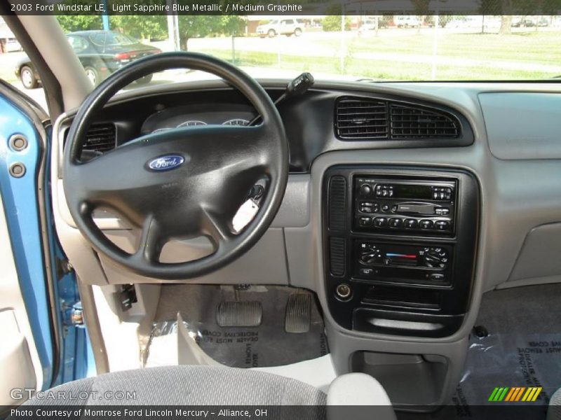 Light Sapphire Blue Metallic / Medium Graphite 2003 Ford Windstar LE