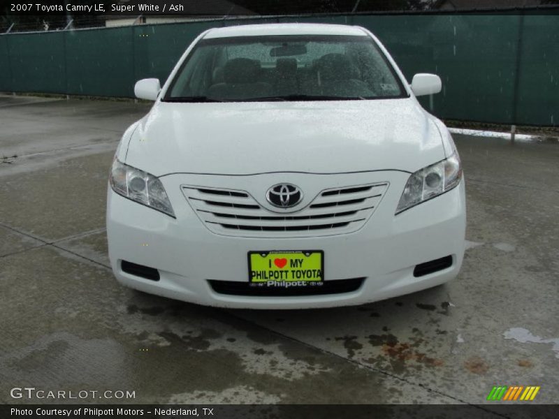 Super White / Ash 2007 Toyota Camry LE