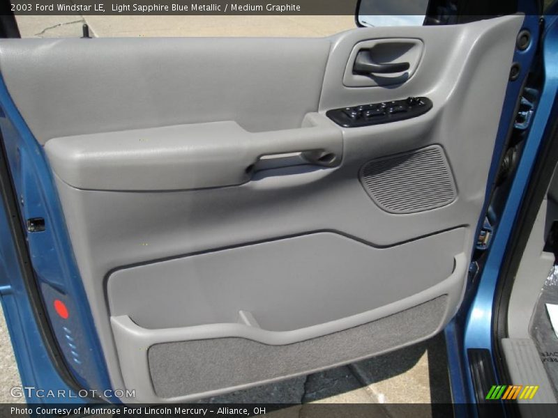 Light Sapphire Blue Metallic / Medium Graphite 2003 Ford Windstar LE