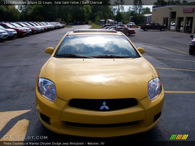 Solar Satin Yellow / Dark Charcoal 2009 Mitsubishi Eclipse GS Coupe