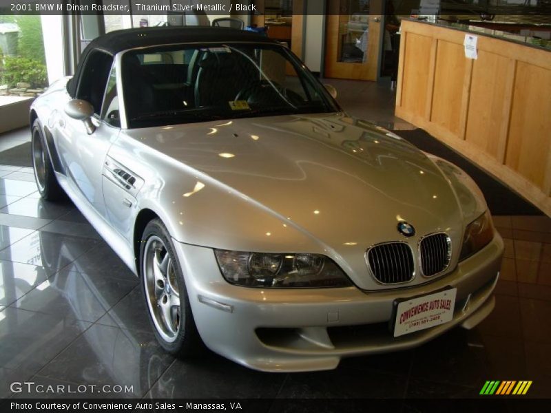 Titanium Silver Metallic / Black 2001 BMW M Dinan Roadster