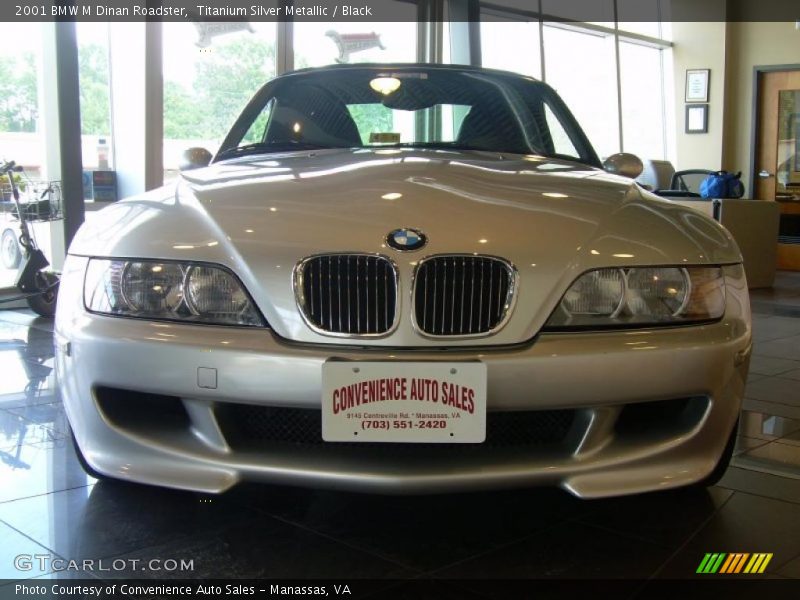 Titanium Silver Metallic / Black 2001 BMW M Dinan Roadster