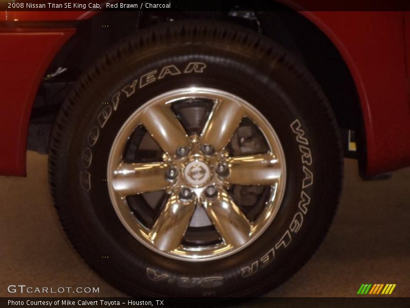 Red Brawn / Charcoal 2008 Nissan Titan SE King Cab
