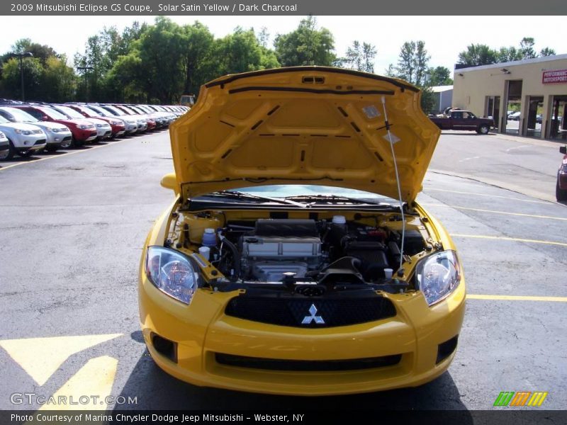 Solar Satin Yellow / Dark Charcoal 2009 Mitsubishi Eclipse GS Coupe