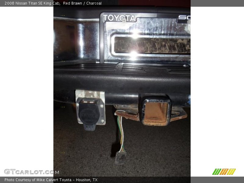 Red Brawn / Charcoal 2008 Nissan Titan SE King Cab