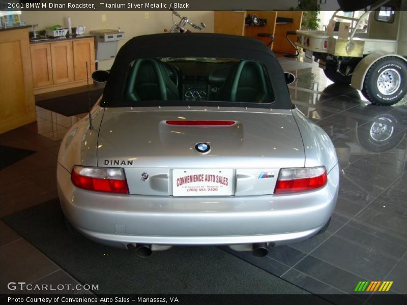 Titanium Silver Metallic / Black 2001 BMW M Dinan Roadster