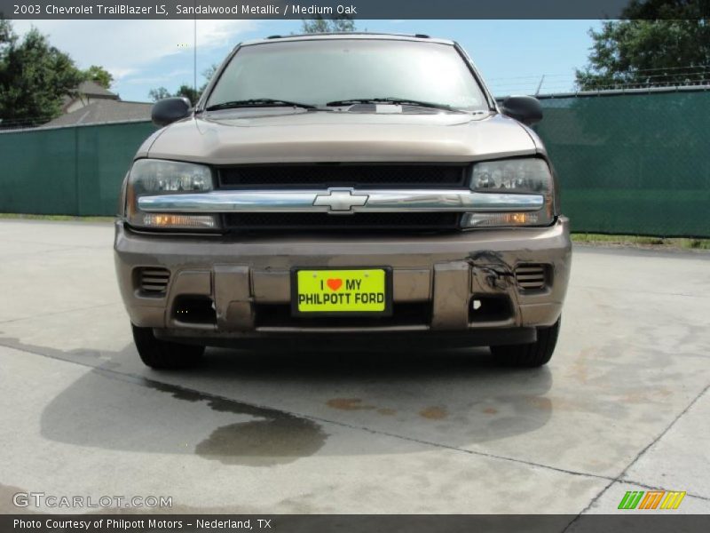 Sandalwood Metallic / Medium Oak 2003 Chevrolet TrailBlazer LS