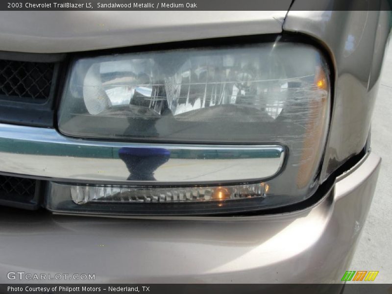 Sandalwood Metallic / Medium Oak 2003 Chevrolet TrailBlazer LS