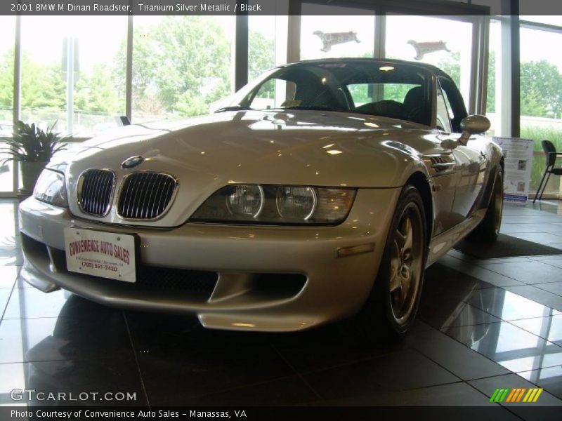 Titanium Silver Metallic / Black 2001 BMW M Dinan Roadster