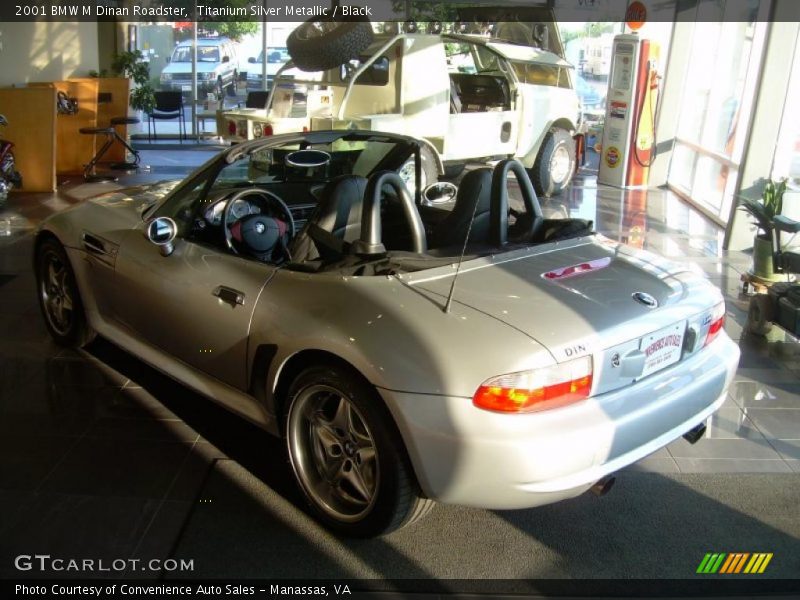 Titanium Silver Metallic / Black 2001 BMW M Dinan Roadster