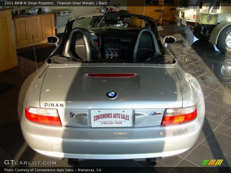 Titanium Silver Metallic / Black 2001 BMW M Dinan Roadster