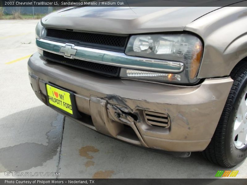 Sandalwood Metallic / Medium Oak 2003 Chevrolet TrailBlazer LS