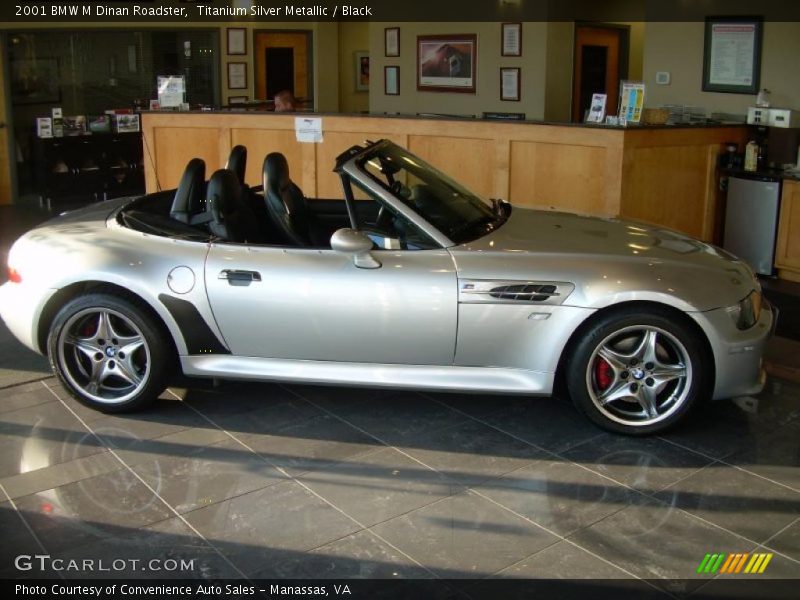 Titanium Silver Metallic / Black 2001 BMW M Dinan Roadster