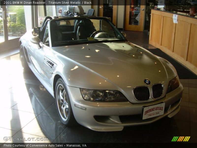 Titanium Silver Metallic / Black 2001 BMW M Dinan Roadster