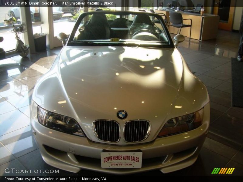 Titanium Silver Metallic / Black 2001 BMW M Dinan Roadster