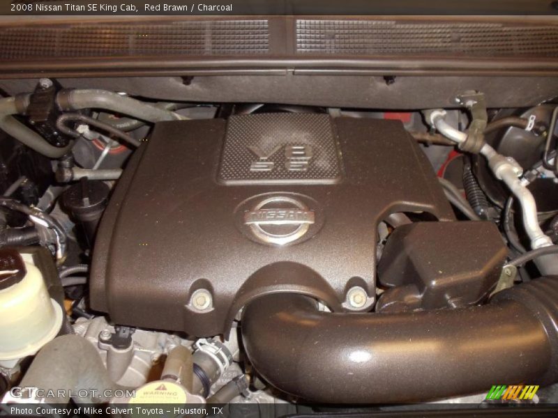 Red Brawn / Charcoal 2008 Nissan Titan SE King Cab