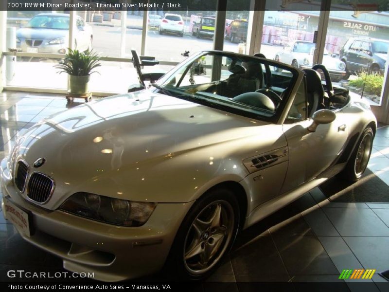 Titanium Silver Metallic / Black 2001 BMW M Dinan Roadster