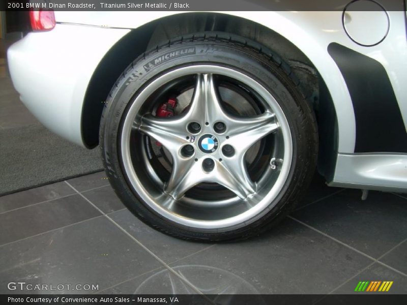 Titanium Silver Metallic / Black 2001 BMW M Dinan Roadster
