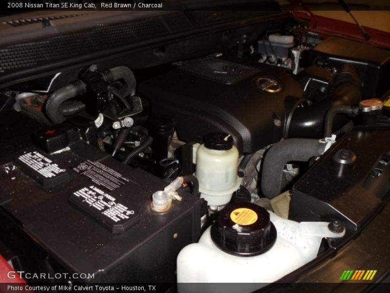 Red Brawn / Charcoal 2008 Nissan Titan SE King Cab