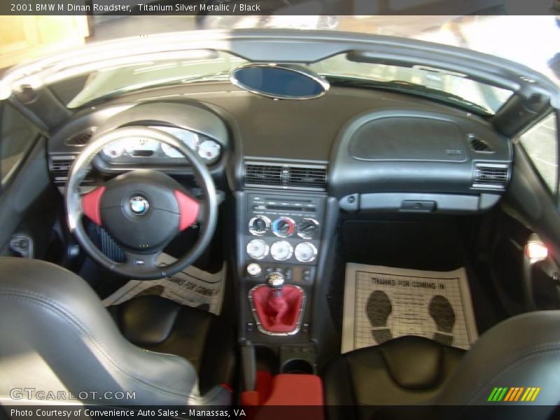 Titanium Silver Metallic / Black 2001 BMW M Dinan Roadster