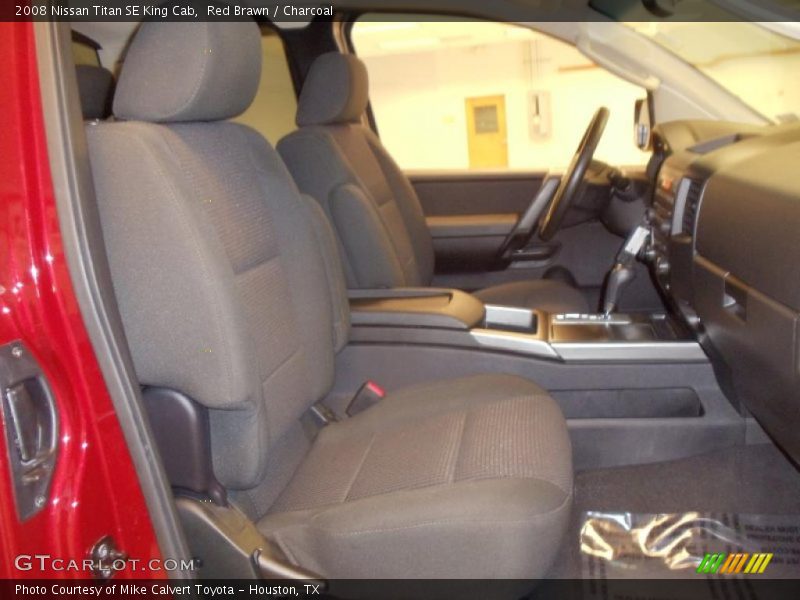 Red Brawn / Charcoal 2008 Nissan Titan SE King Cab