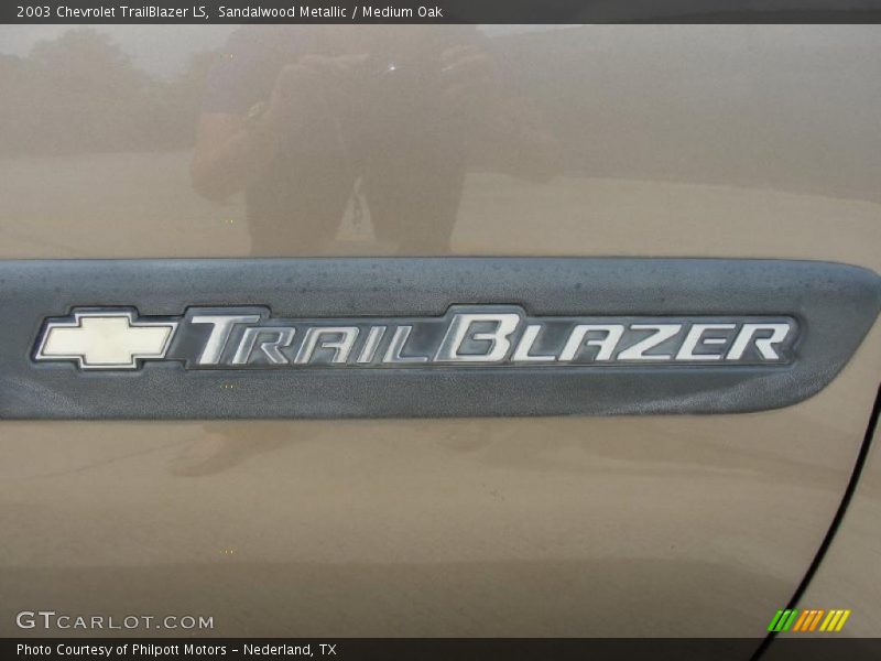 Sandalwood Metallic / Medium Oak 2003 Chevrolet TrailBlazer LS