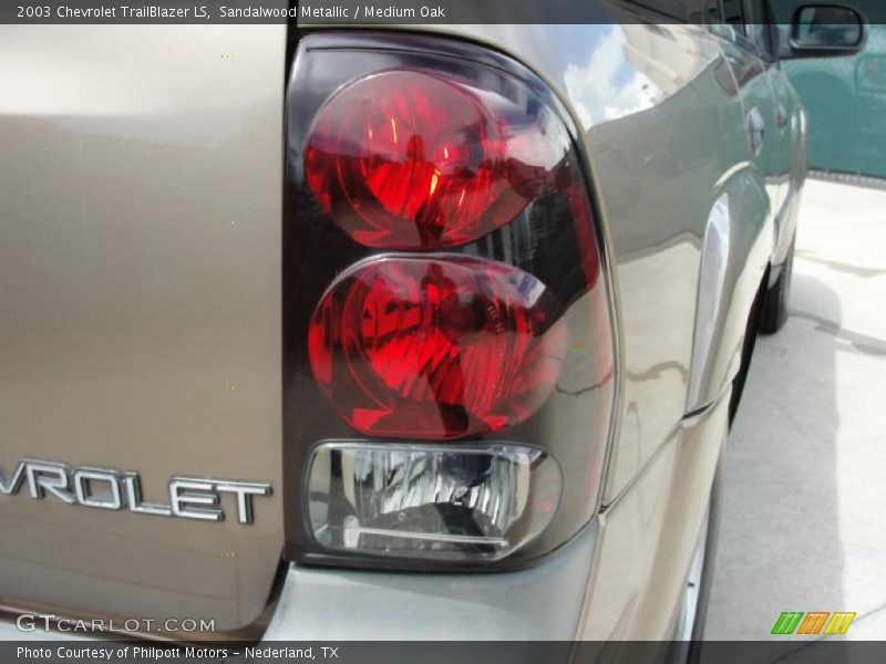 Sandalwood Metallic / Medium Oak 2003 Chevrolet TrailBlazer LS