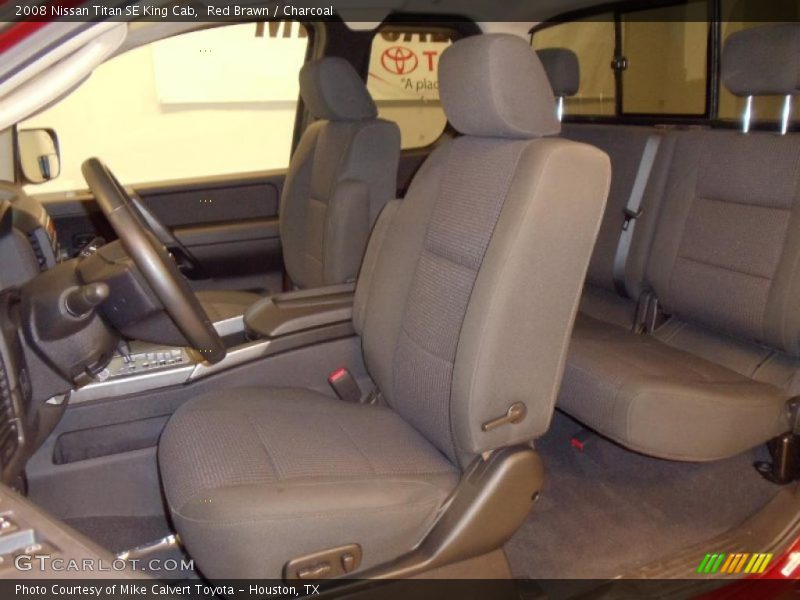 Red Brawn / Charcoal 2008 Nissan Titan SE King Cab
