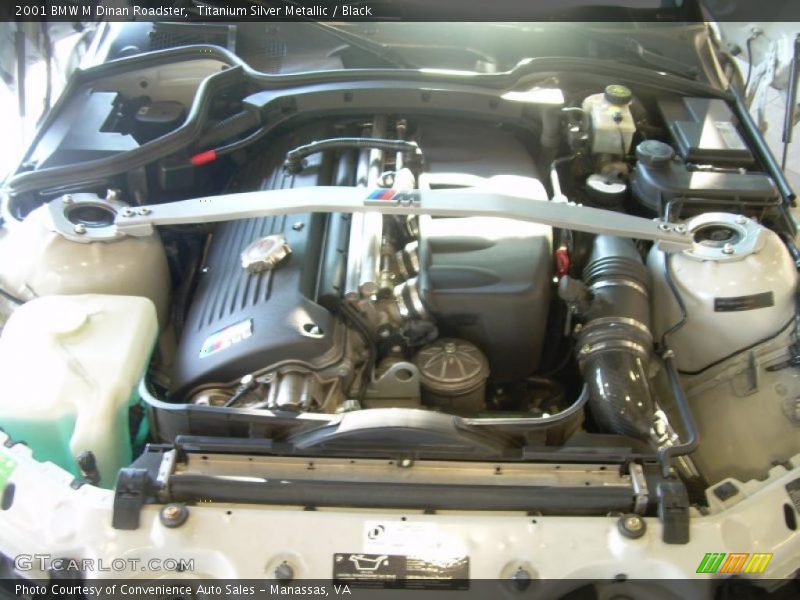 Titanium Silver Metallic / Black 2001 BMW M Dinan Roadster