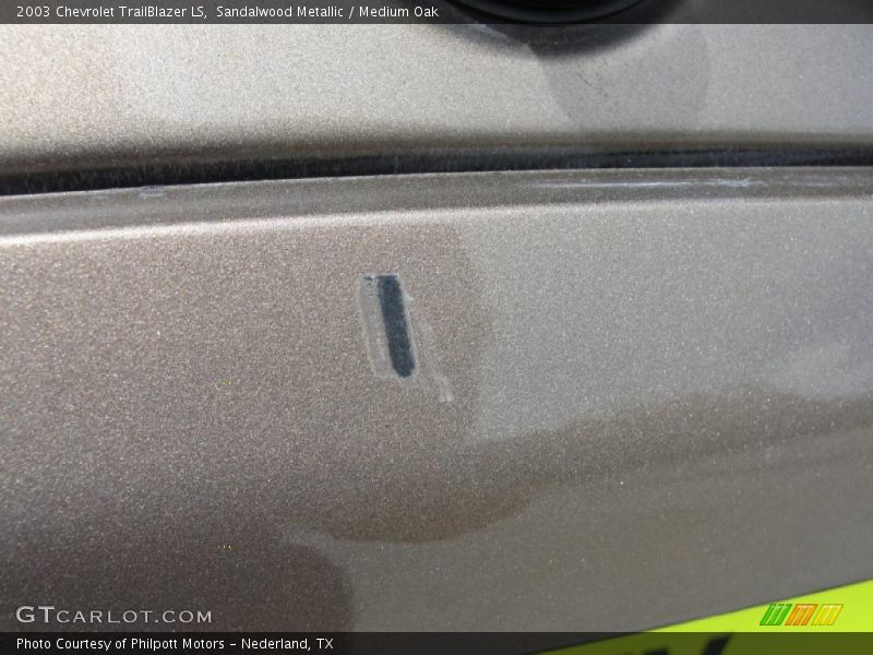 Sandalwood Metallic / Medium Oak 2003 Chevrolet TrailBlazer LS