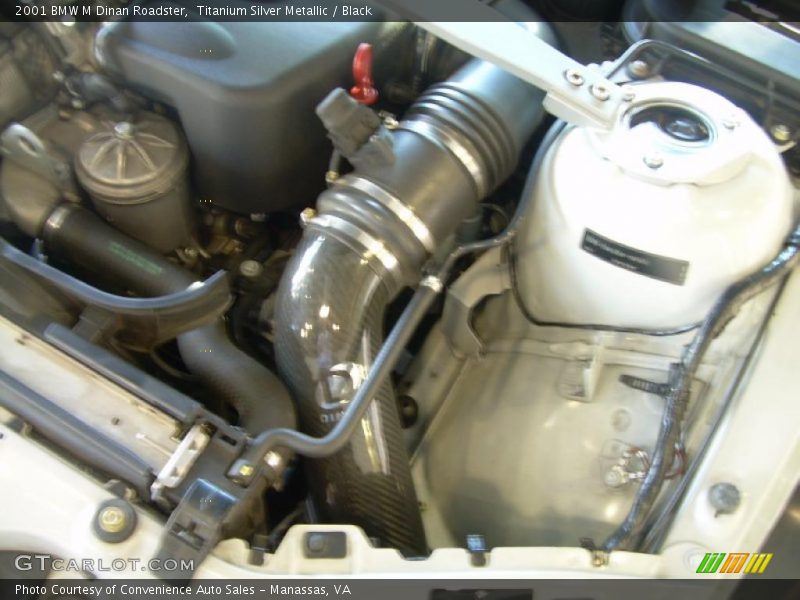 Titanium Silver Metallic / Black 2001 BMW M Dinan Roadster