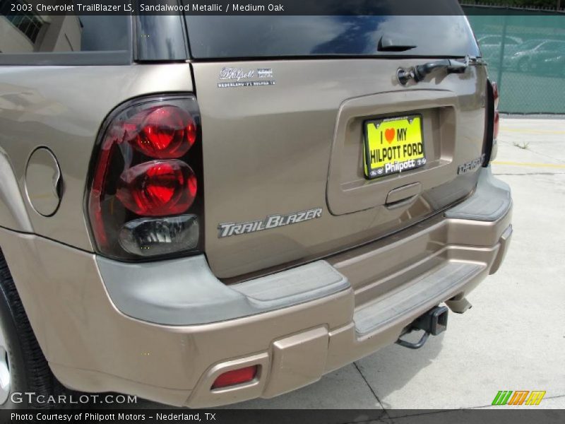 Sandalwood Metallic / Medium Oak 2003 Chevrolet TrailBlazer LS