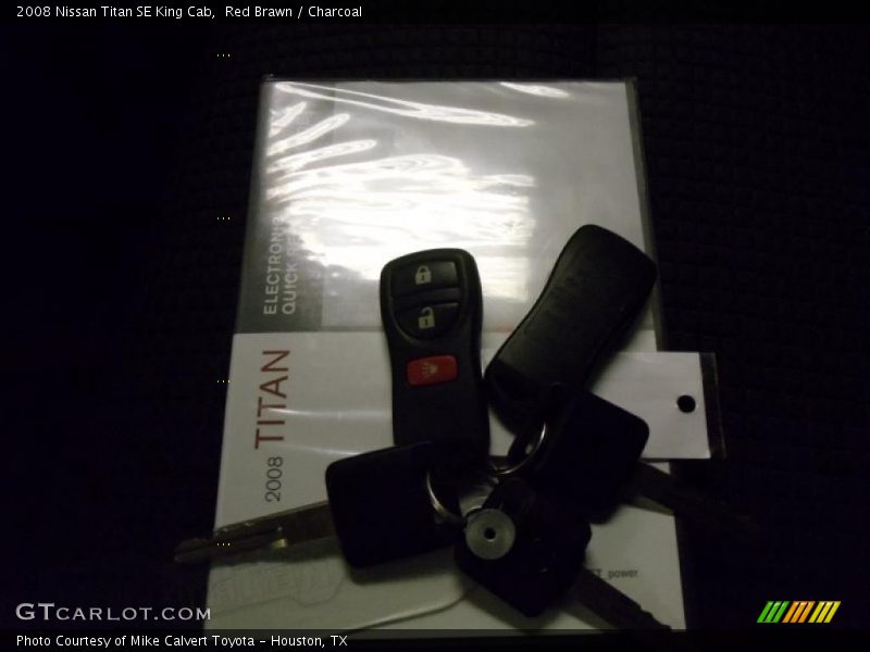 Red Brawn / Charcoal 2008 Nissan Titan SE King Cab