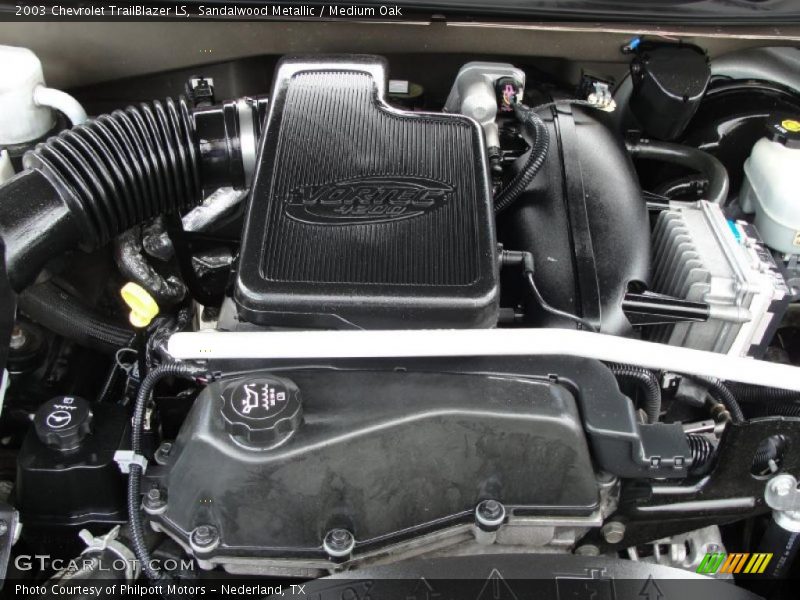 Sandalwood Metallic / Medium Oak 2003 Chevrolet TrailBlazer LS