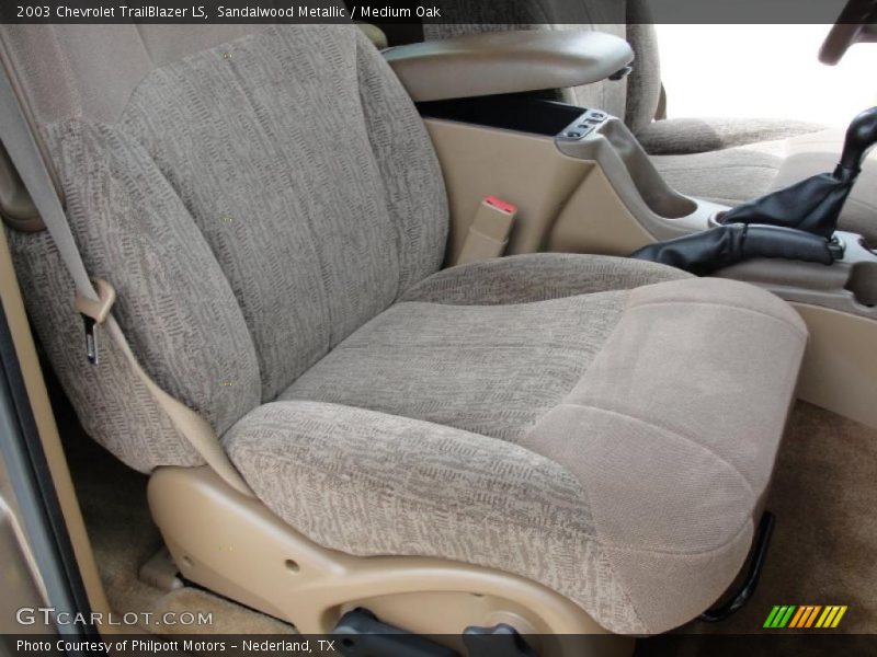 Sandalwood Metallic / Medium Oak 2003 Chevrolet TrailBlazer LS