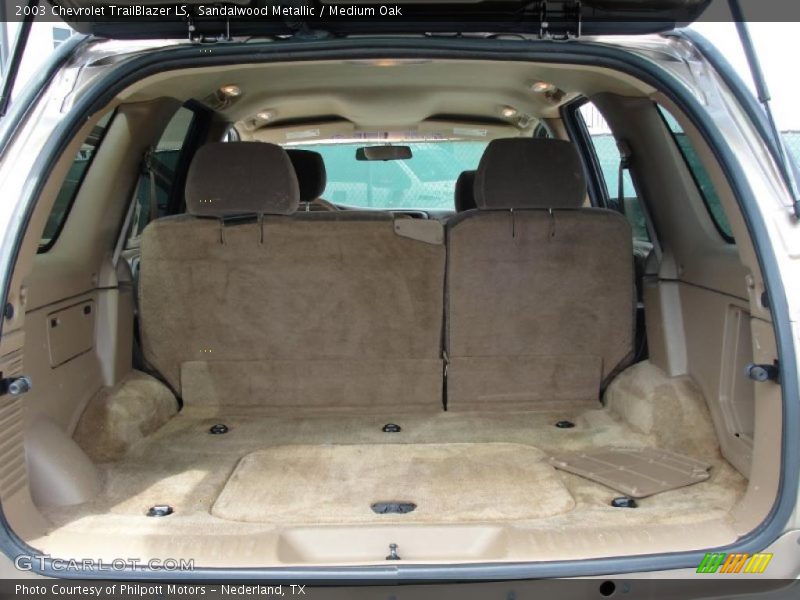 Sandalwood Metallic / Medium Oak 2003 Chevrolet TrailBlazer LS