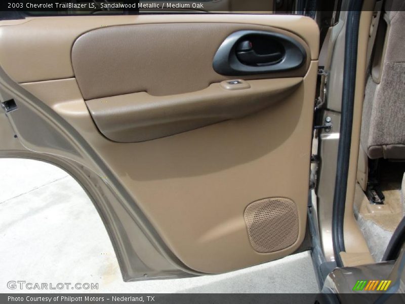 Sandalwood Metallic / Medium Oak 2003 Chevrolet TrailBlazer LS