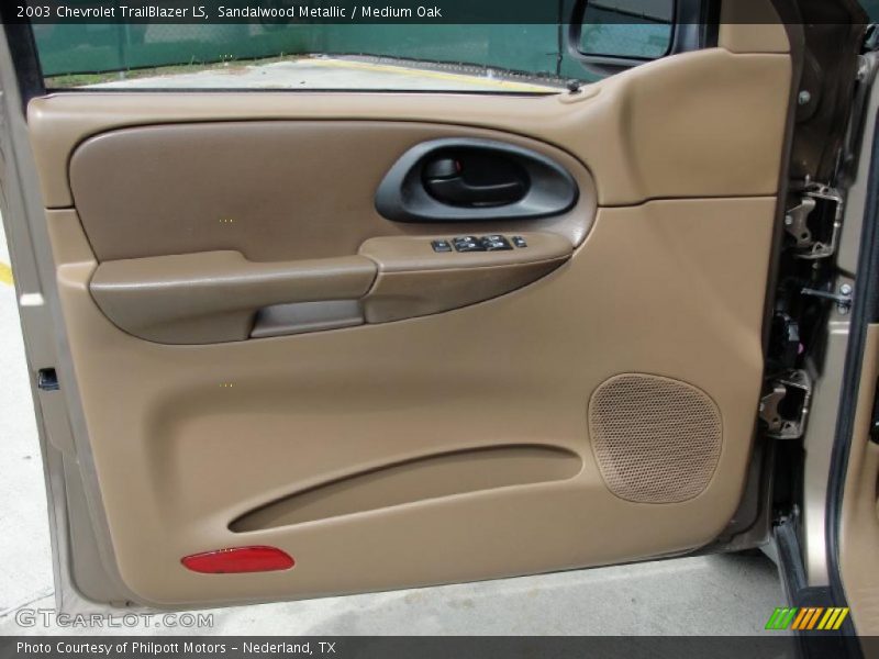 Sandalwood Metallic / Medium Oak 2003 Chevrolet TrailBlazer LS