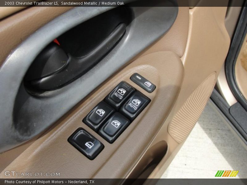 Sandalwood Metallic / Medium Oak 2003 Chevrolet TrailBlazer LS