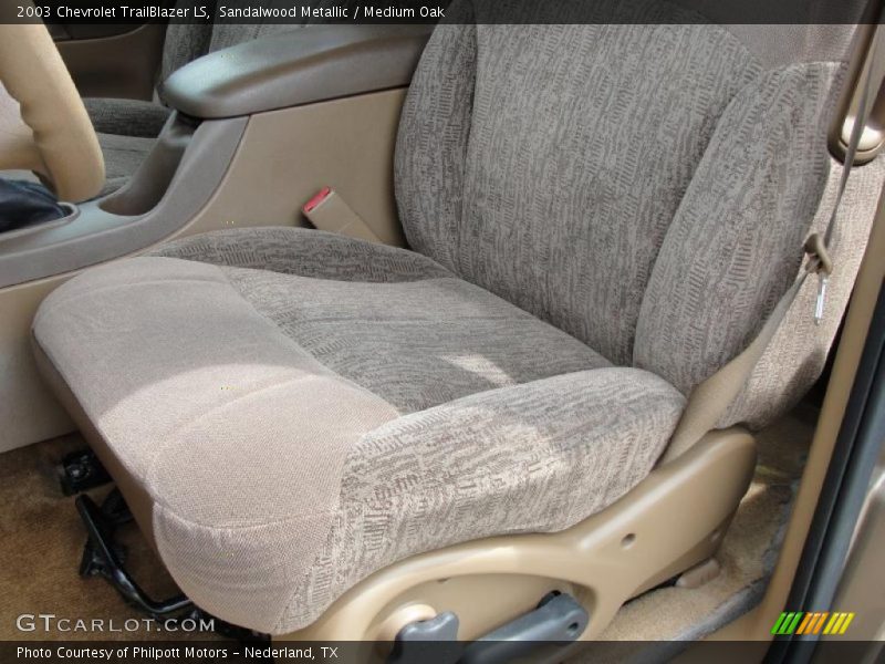 Sandalwood Metallic / Medium Oak 2003 Chevrolet TrailBlazer LS
