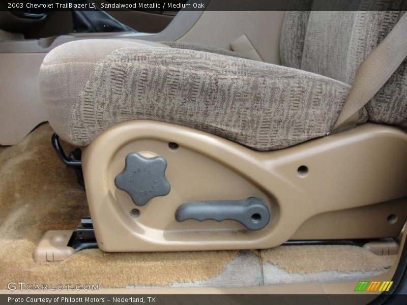 Sandalwood Metallic / Medium Oak 2003 Chevrolet TrailBlazer LS
