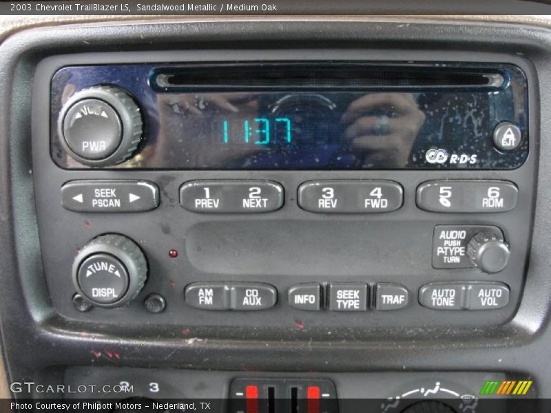 Sandalwood Metallic / Medium Oak 2003 Chevrolet TrailBlazer LS