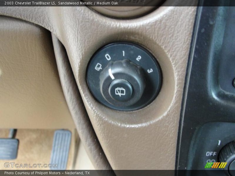 Sandalwood Metallic / Medium Oak 2003 Chevrolet TrailBlazer LS