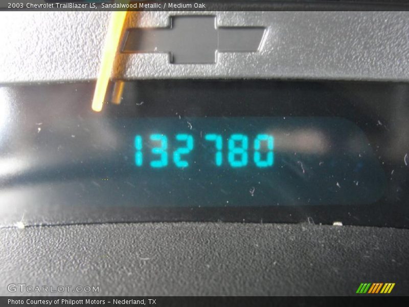 Sandalwood Metallic / Medium Oak 2003 Chevrolet TrailBlazer LS