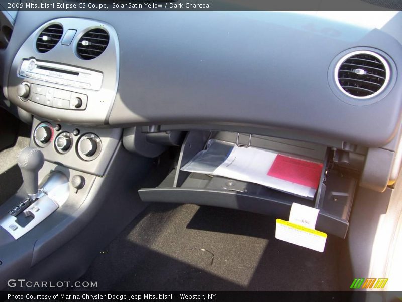 Solar Satin Yellow / Dark Charcoal 2009 Mitsubishi Eclipse GS Coupe
