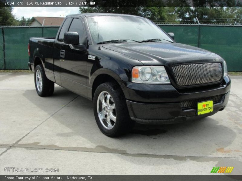 Black / Dark Flint 2004 Ford F150 XL Regular Cab