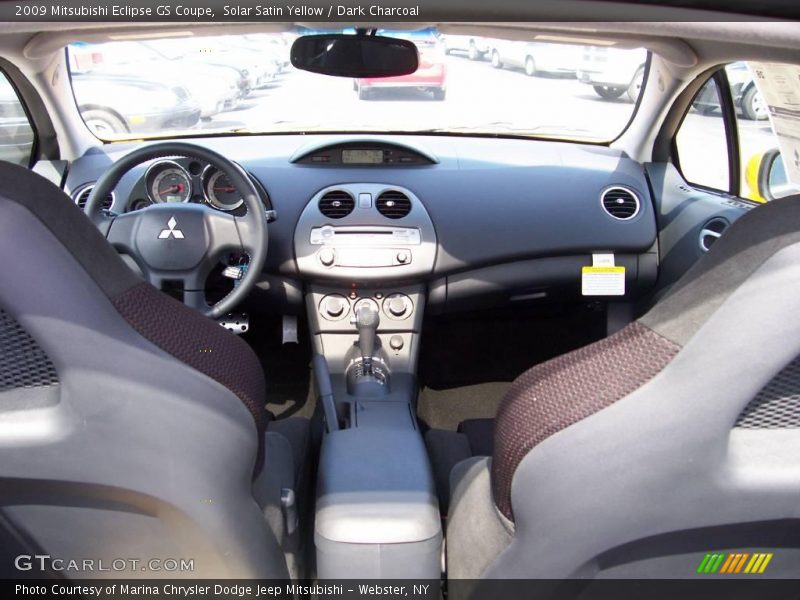 Solar Satin Yellow / Dark Charcoal 2009 Mitsubishi Eclipse GS Coupe